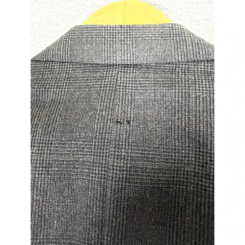 Brooks Brothers Mens 2 Piece Suit 40R 33x30.5 Grey Glen Plaid Pure Wool USA Made